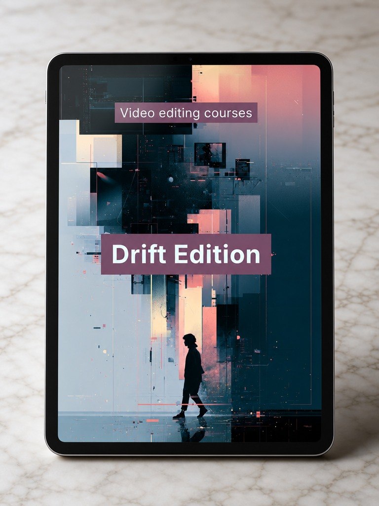 Laptop displaying "Drift Edition" course