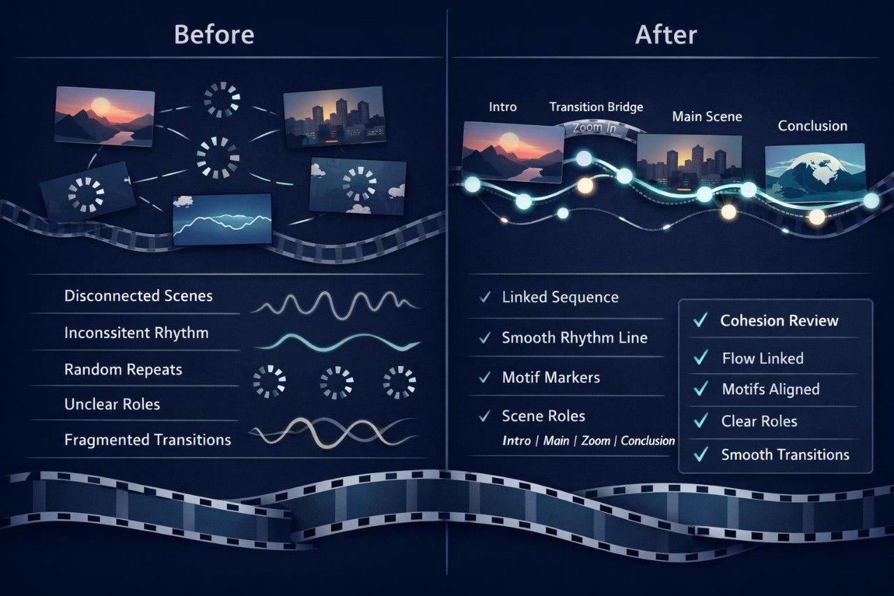 Before/after diagram