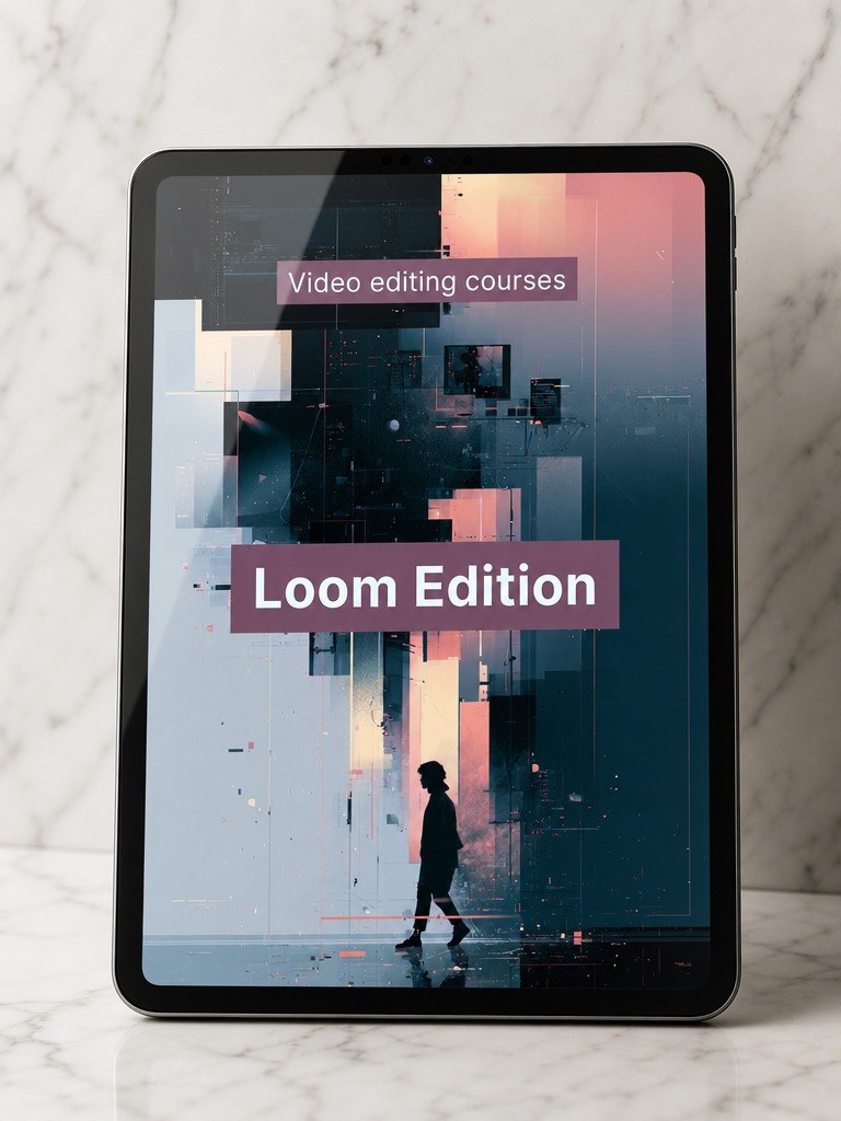 Tablet displaying "Loom Edition" course