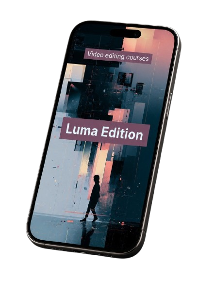 Phone displaying "Luma Edition" mockup