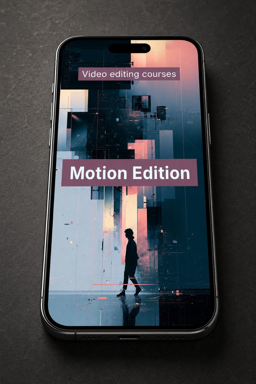 Phone displaying "Motion Edition"