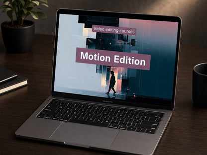 Tablet displaying "Motion Edition" course