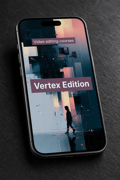 Phone displaying "Vertex Edition"