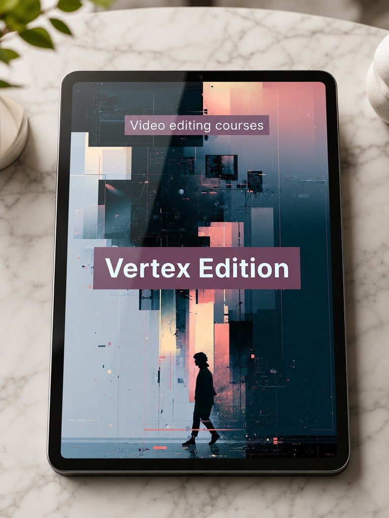 Tablet displaying "Vertex Edition" course